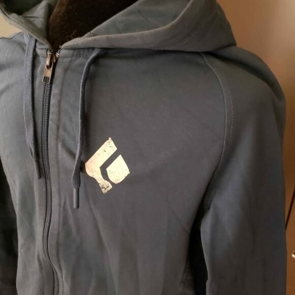Black Diamond Chalked Up Hoody SMALL Blue - Picture 2 of 4